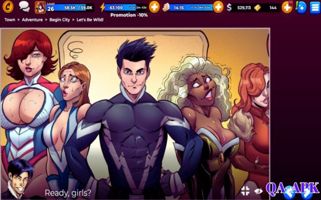 comix harem​ apk